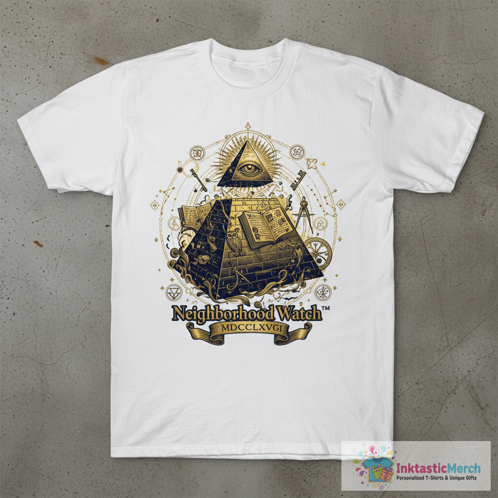 Neighborhood Watch † Vintage Original Design T-Shirt 1 Neighborhood Watch † Vintage Original Design T-Shirt