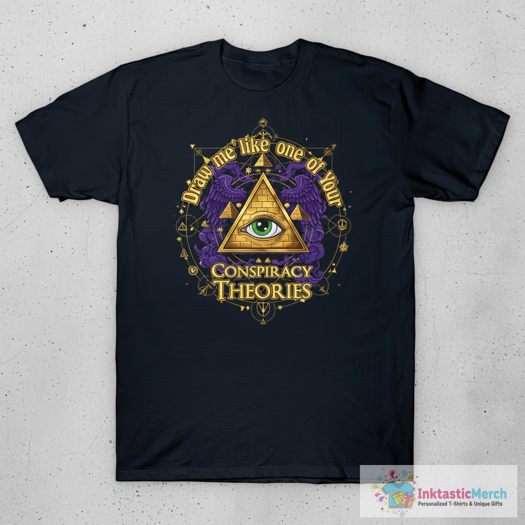 Nerdy Tee -Conspiracy Theories T-Shirt 1 Nerdy Tee -Conspiracy Theories T-Shirt