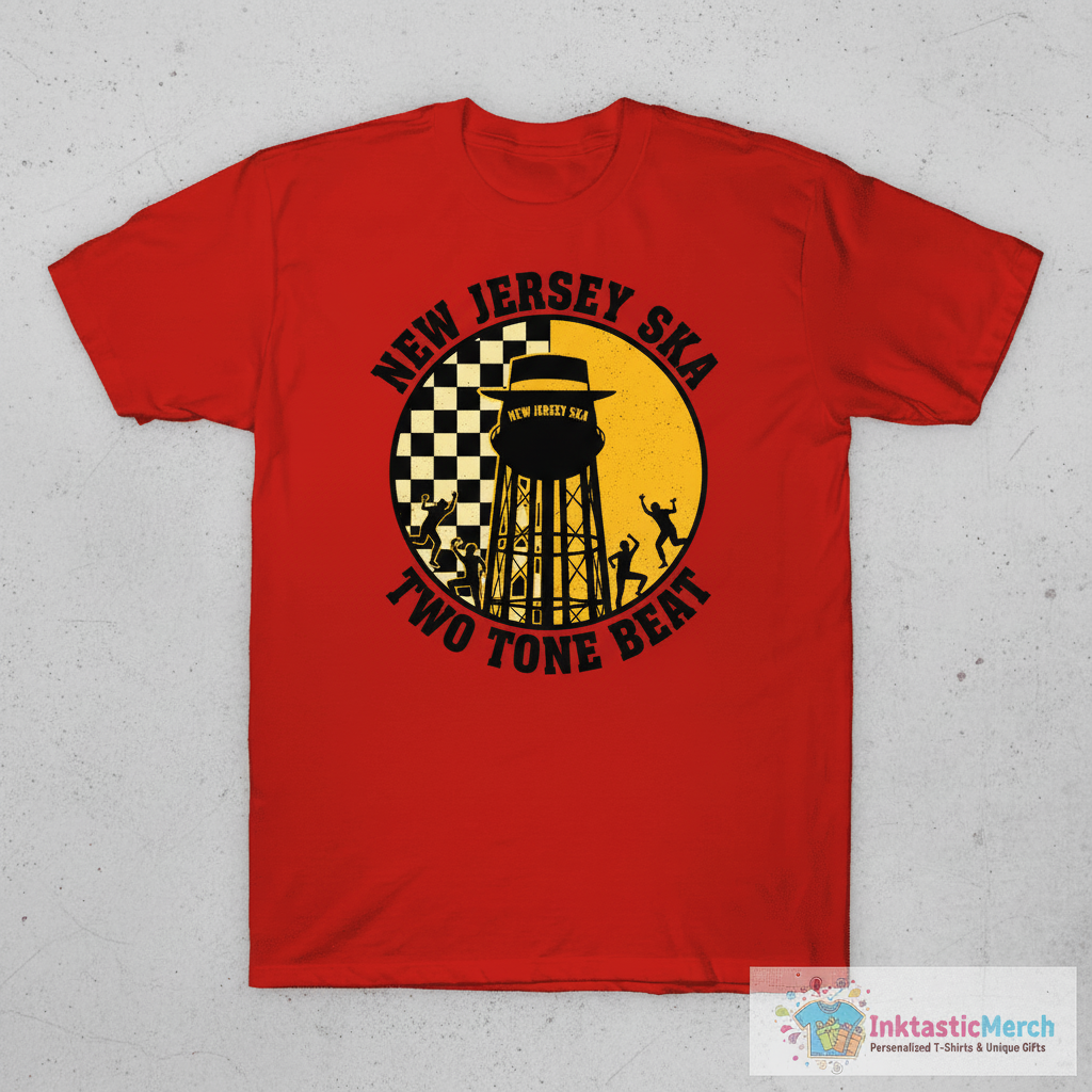 New Jersey Ska Water Tower T-Shirt 1 New Jersey Ska Water Tower T-Shirt