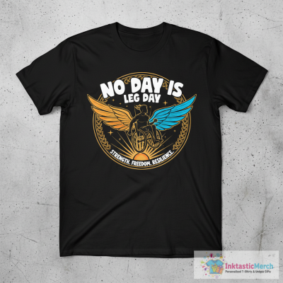 No Day Is Leg Day Wheelchair T-Shirt