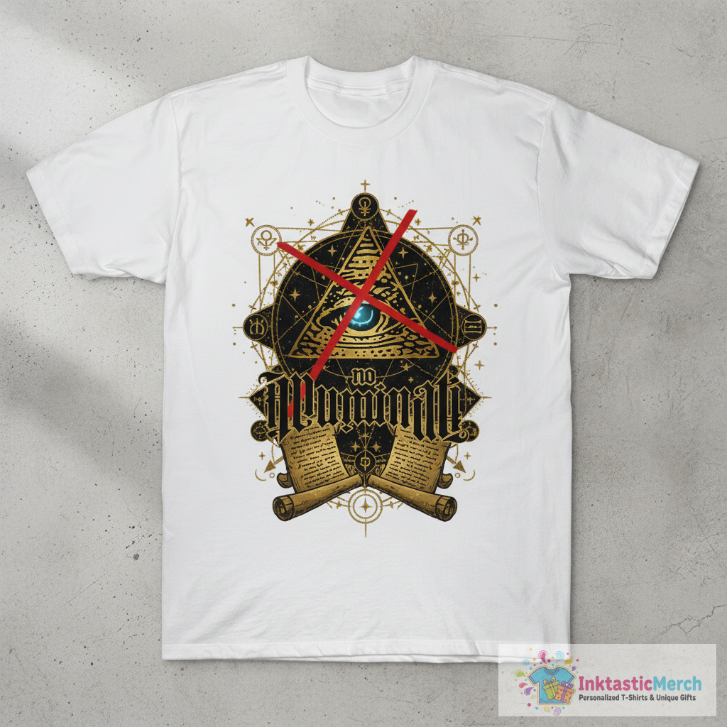 No Illuminati T-Shirt 1 No Illuminati T-Shirt