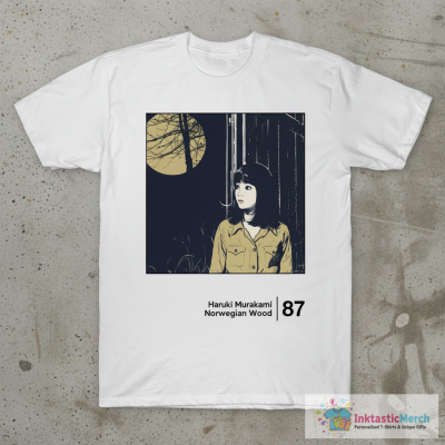 Norwegian Wood - Minimal Style Graphic Artwork T-Shirt