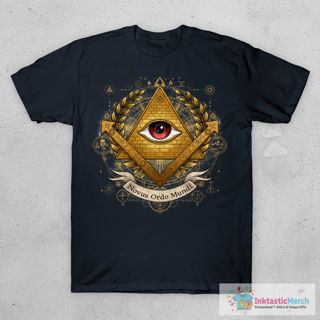 Novus Ordo Mundi - Illuminati T-Shirt 1 Novus Ordo Mundi - Illuminati T-Shirt