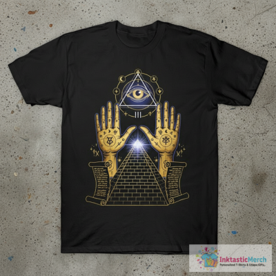 Occult Illuminati Vaporwave T-Shirt