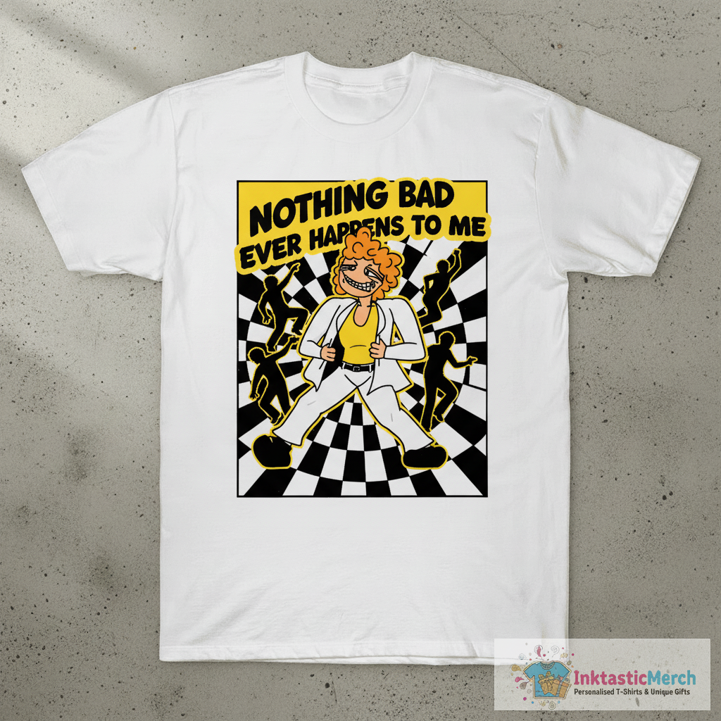 Oingo Boingo Nothing Bad Ever Happens To Me T-Shirt 1 Oingo Boingo Nothing Bad Ever Happens To Me T-Shirt
