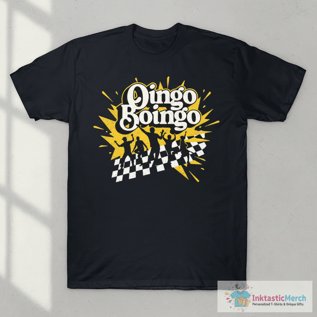 Oingo Boingo // Retro Fan Art Design T-Shirt 1 Oingo Boingo // Retro Fan Art Design T-Shirt