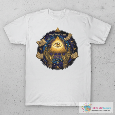 Open your Mind, Psychedelic Art T-Shirt