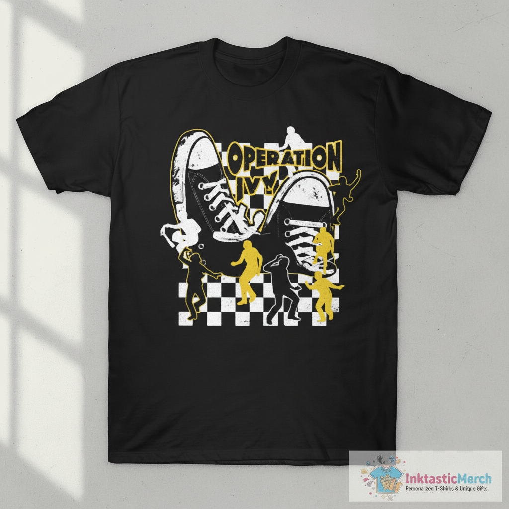 Operation ivy white shoes T-Shirt 1 Operation ivy white shoes T-Shirt