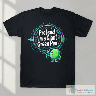 Pea Vegetarian Giant Seed Pod Flowering Plant Vegans T-Shirt