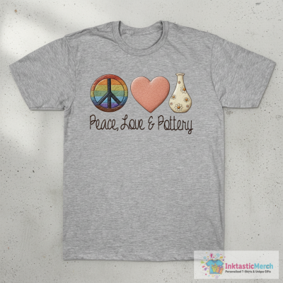 Peace, Love, and Pottery T-Shirt