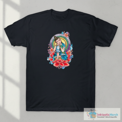 Peaceful Buddha Design by Lorna Laine T-Shirt