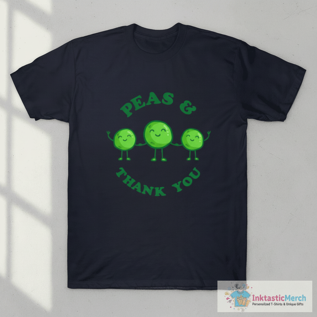 Peas And Thank You T-Shirt 1 Peas And Thank You T-Shirt