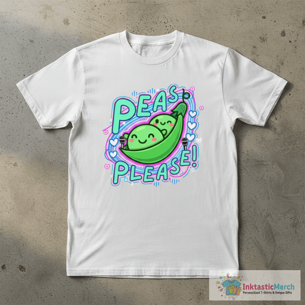 Peas Please Funny Peas T-Shirt 1 Peas Please Funny Peas T-Shirt