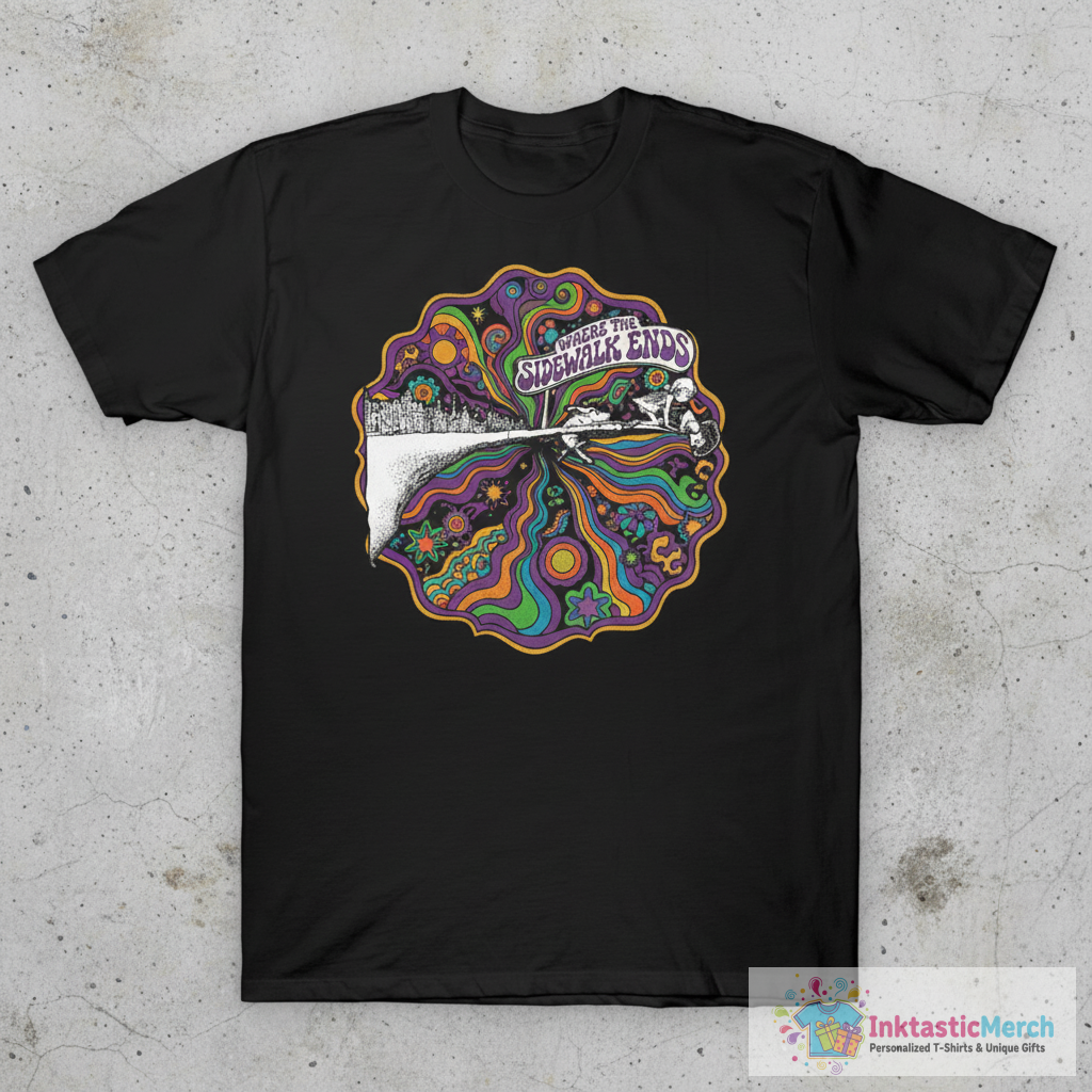 Poetry: Where the Sidewalk Ends T-Shirt 1 Poetry: Where the Sidewalk Ends T-Shirt