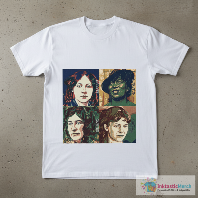 Pop Art - American Novelists (Female) T-Shirt