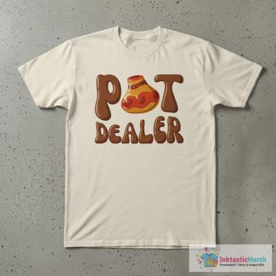 Pot Dealer, Funny Pottery Lover, Ceramics Artist T-Shirt