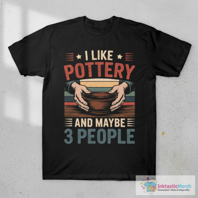 Pottery Ceramist Potter Introvert Artist T-Shirt