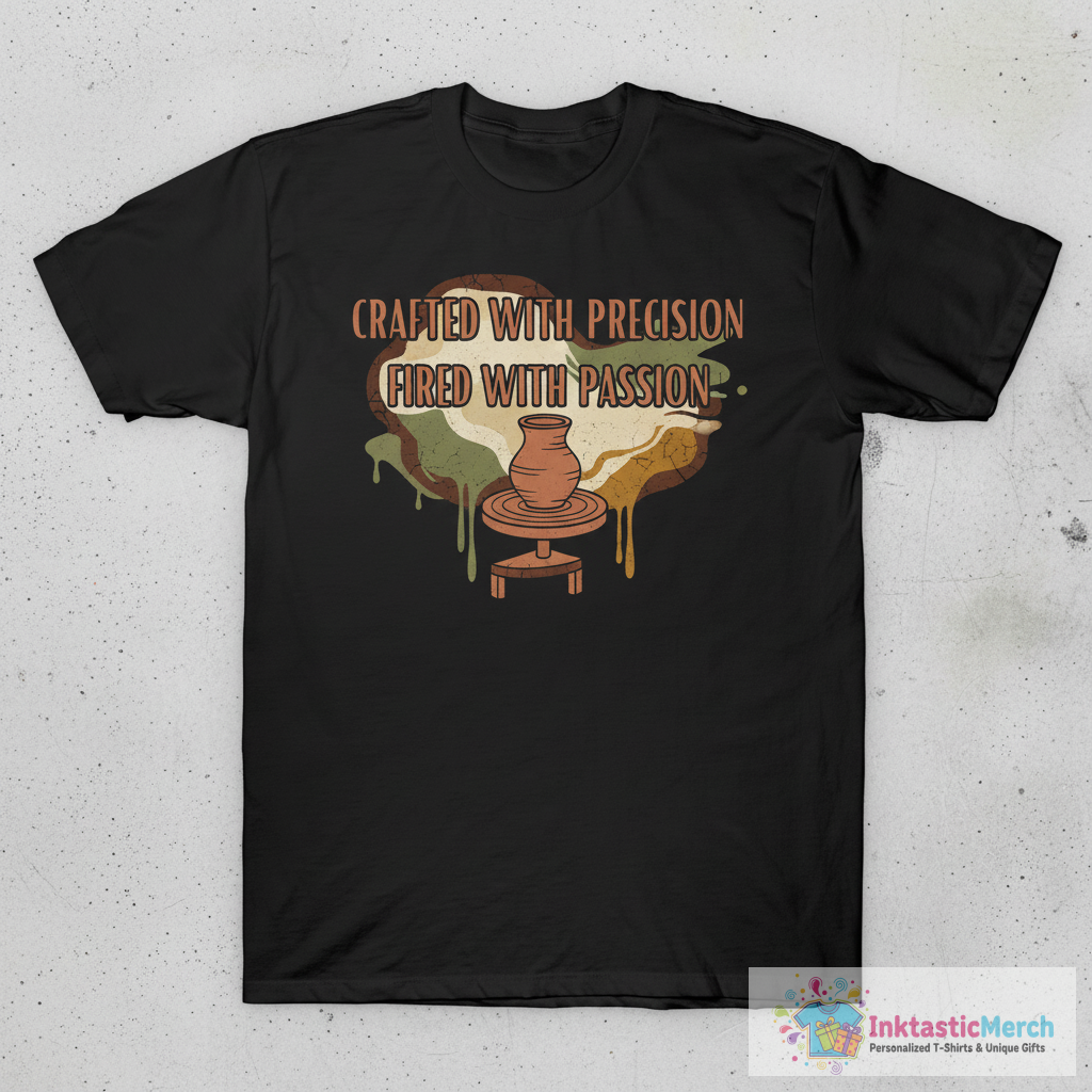 Pottery Crafted With Precision Fired With Passion T-Shirt 1 Pottery Crafted With Precision Fired With Passion T-Shirt