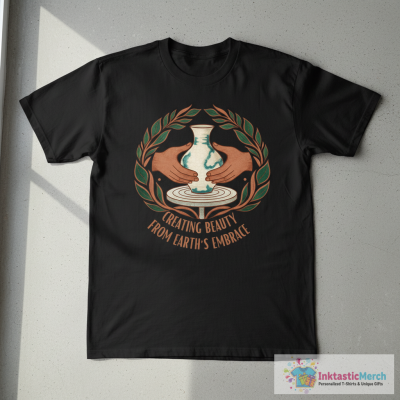 Pottery Creating Beauty From Earth's Embrace T-Shirt
