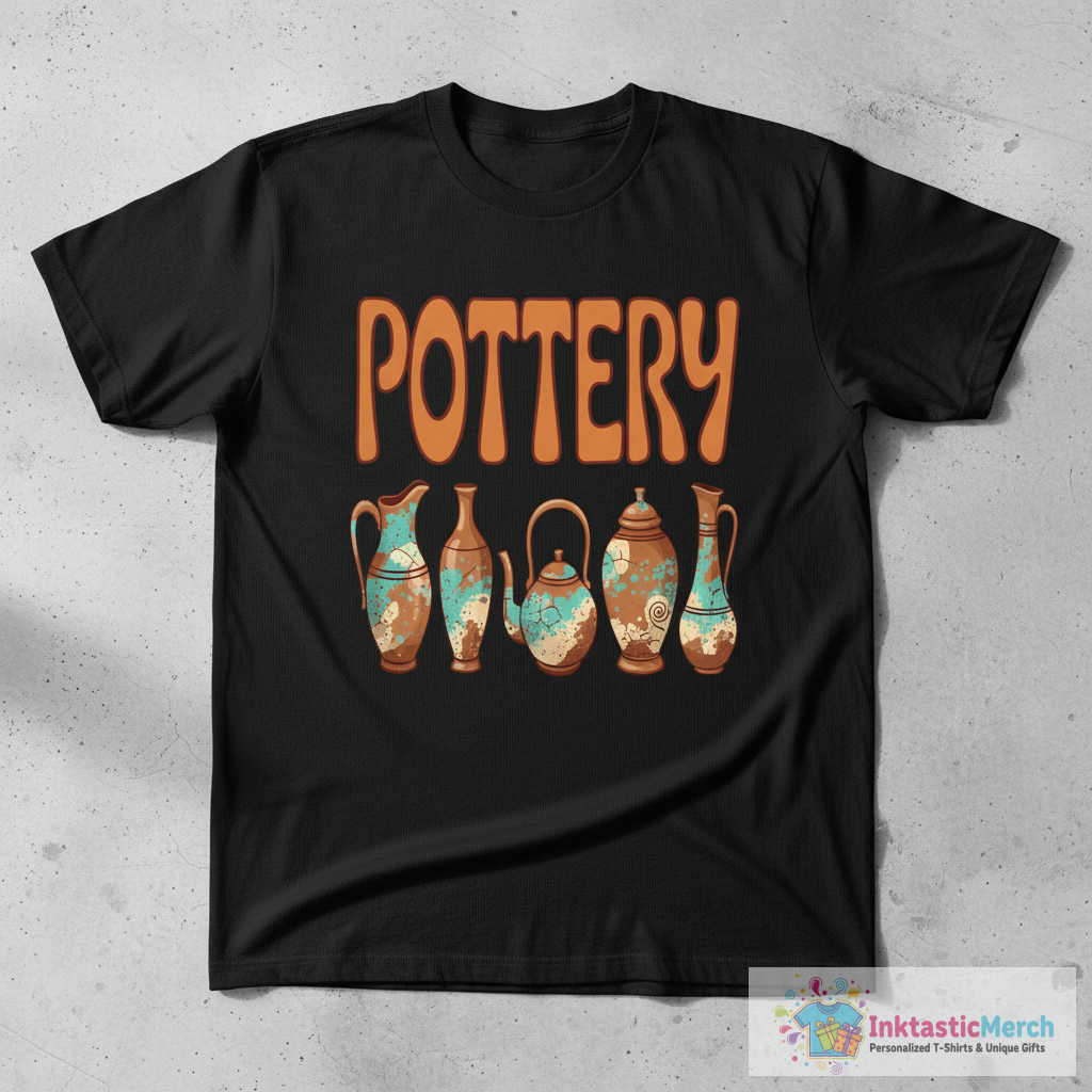 Pottery Earthenware Vessels Charm T-Shirt 1 Pottery Earthenware Vessels Charm T-Shirt