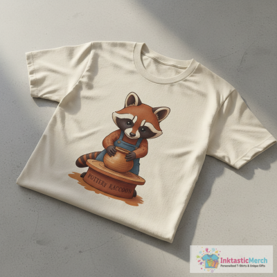 Pottery Raccoon T-Shirt