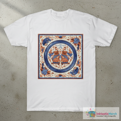 Pugs in Chinese Porcelain T-Shirt