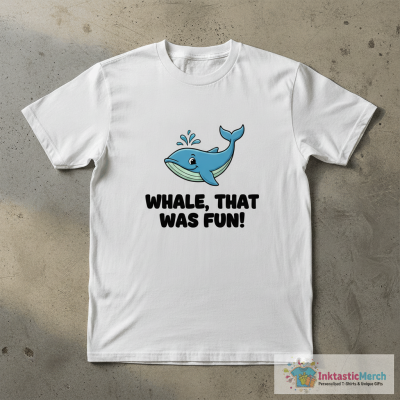 Punny Funny Whale That Was Fun shirt T-Shirt