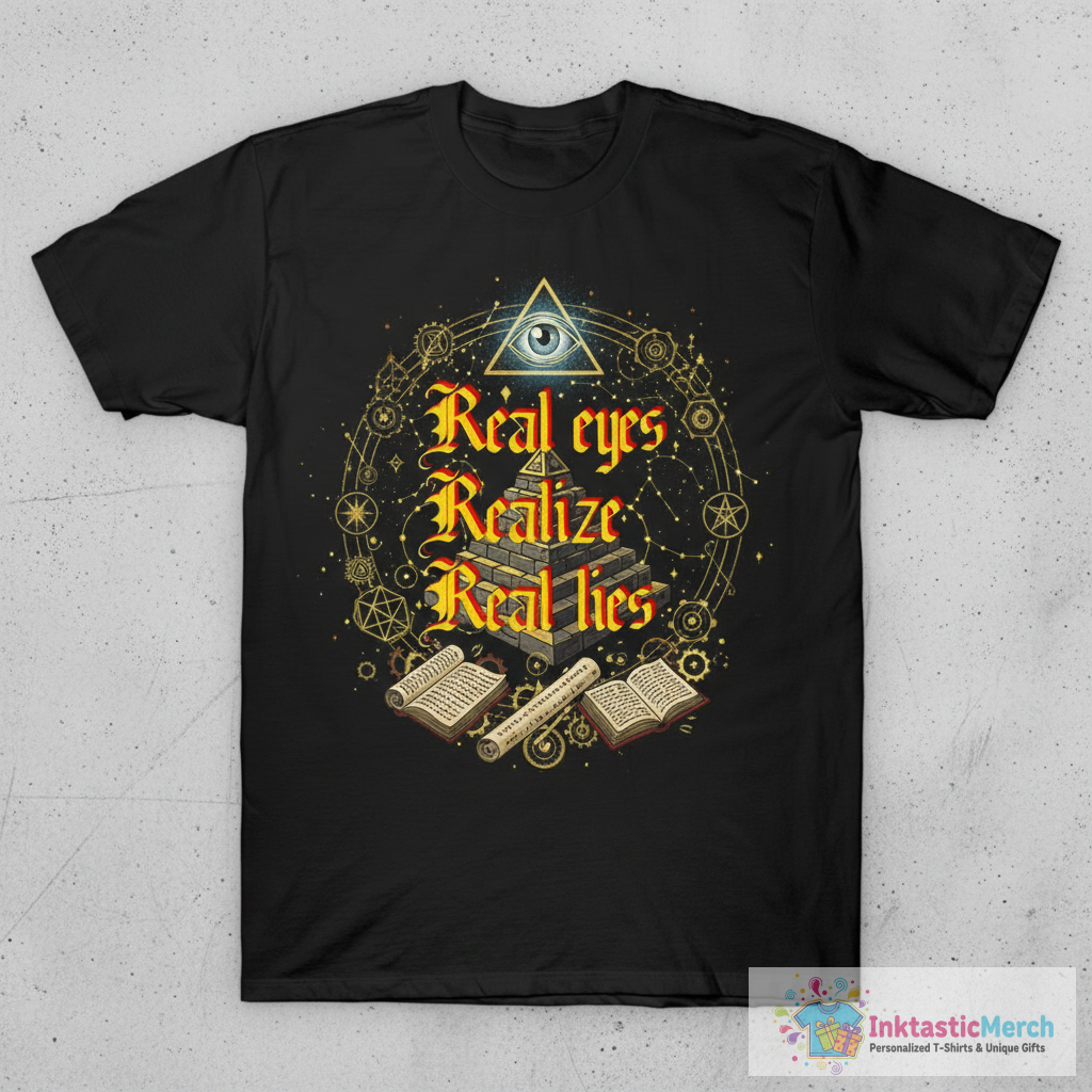 Real eyes Realize Real Lies T-Shirt 1 Real eyes Realize Real Lies T-Shirt