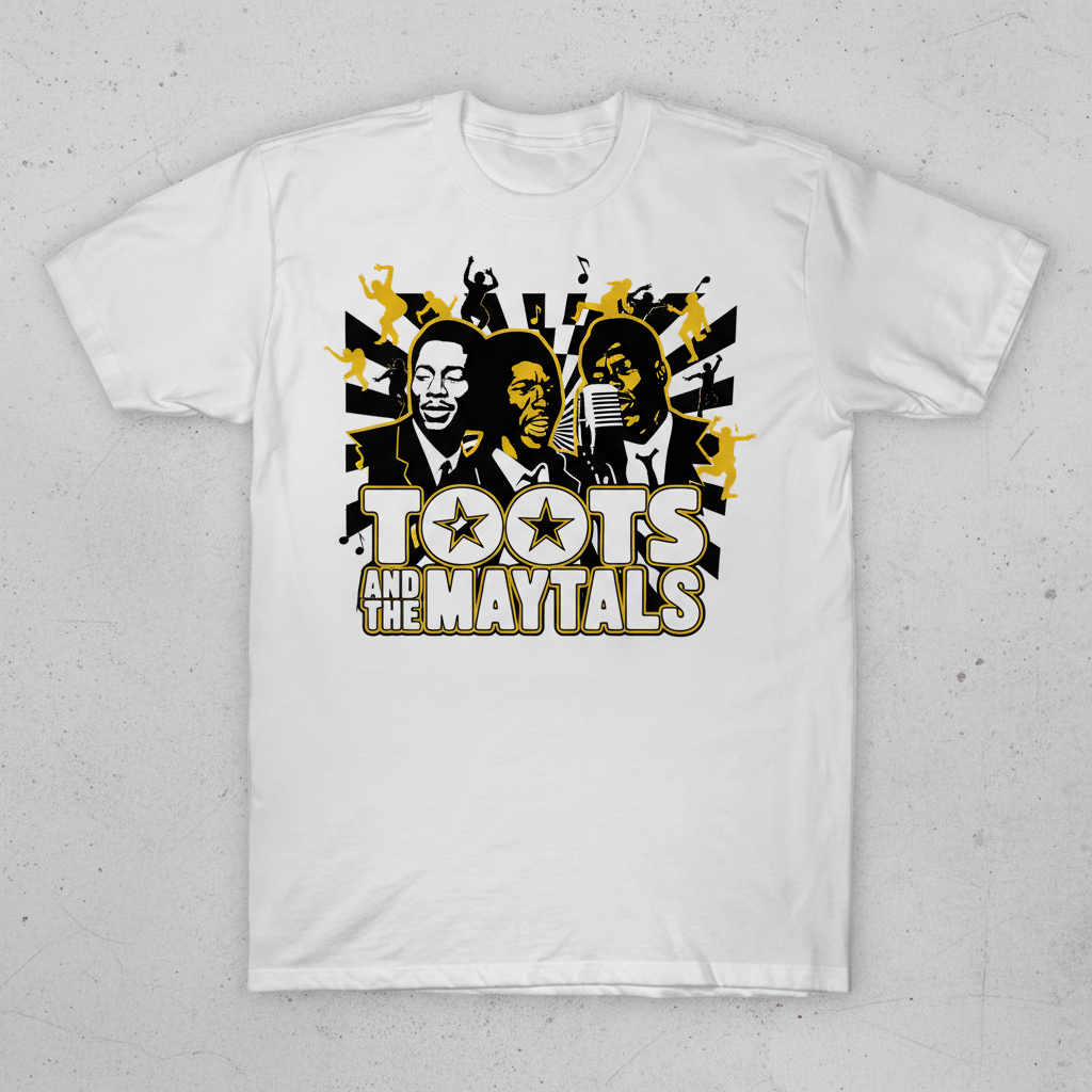 Reggae Toots Trio T-Shirt 1 Reggae Toots Trio T-Shirt