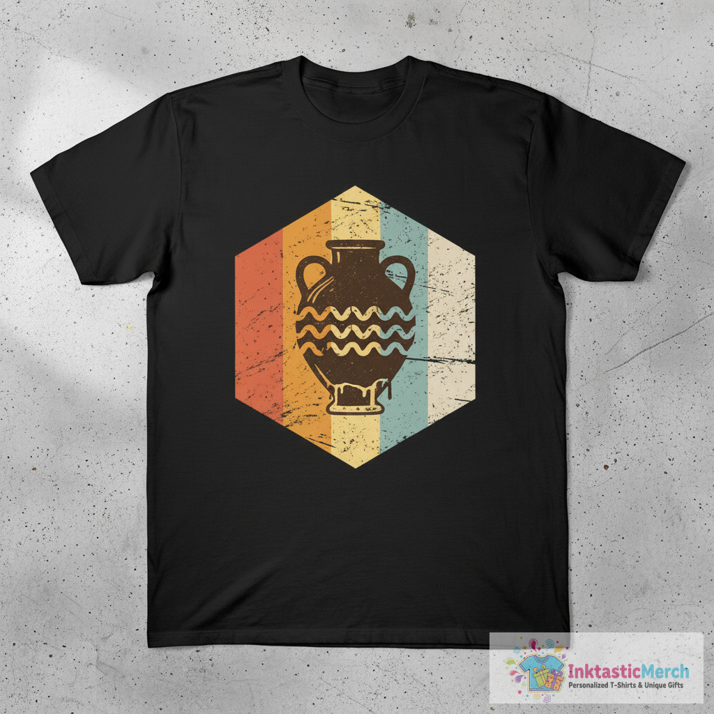 Retro 70s Pottery Icon T-Shirt 1 Retro 70s Pottery Icon T-Shirt