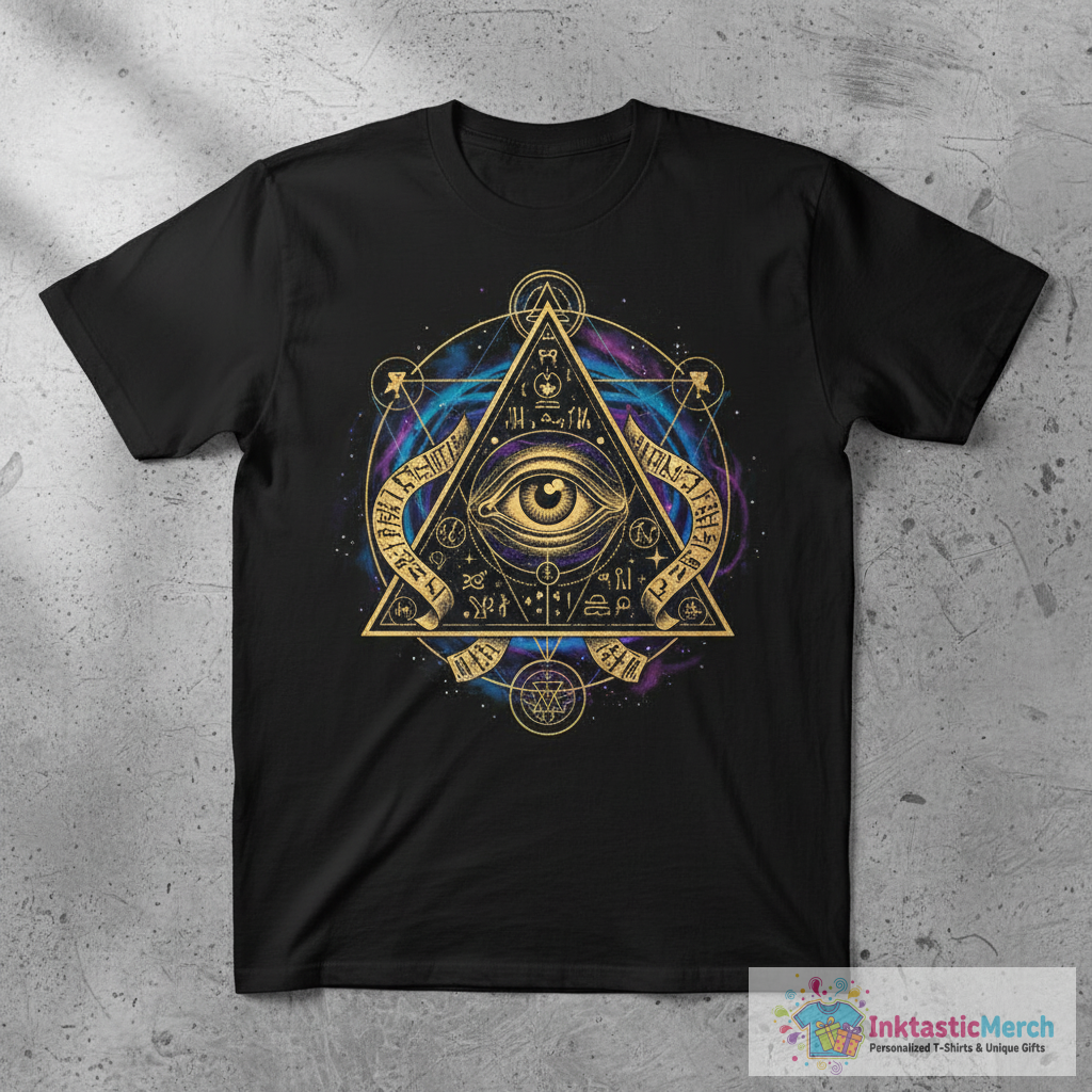 Retro Illuminati Eye T-Shirt 1 Retro Illuminati Eye T-Shirt