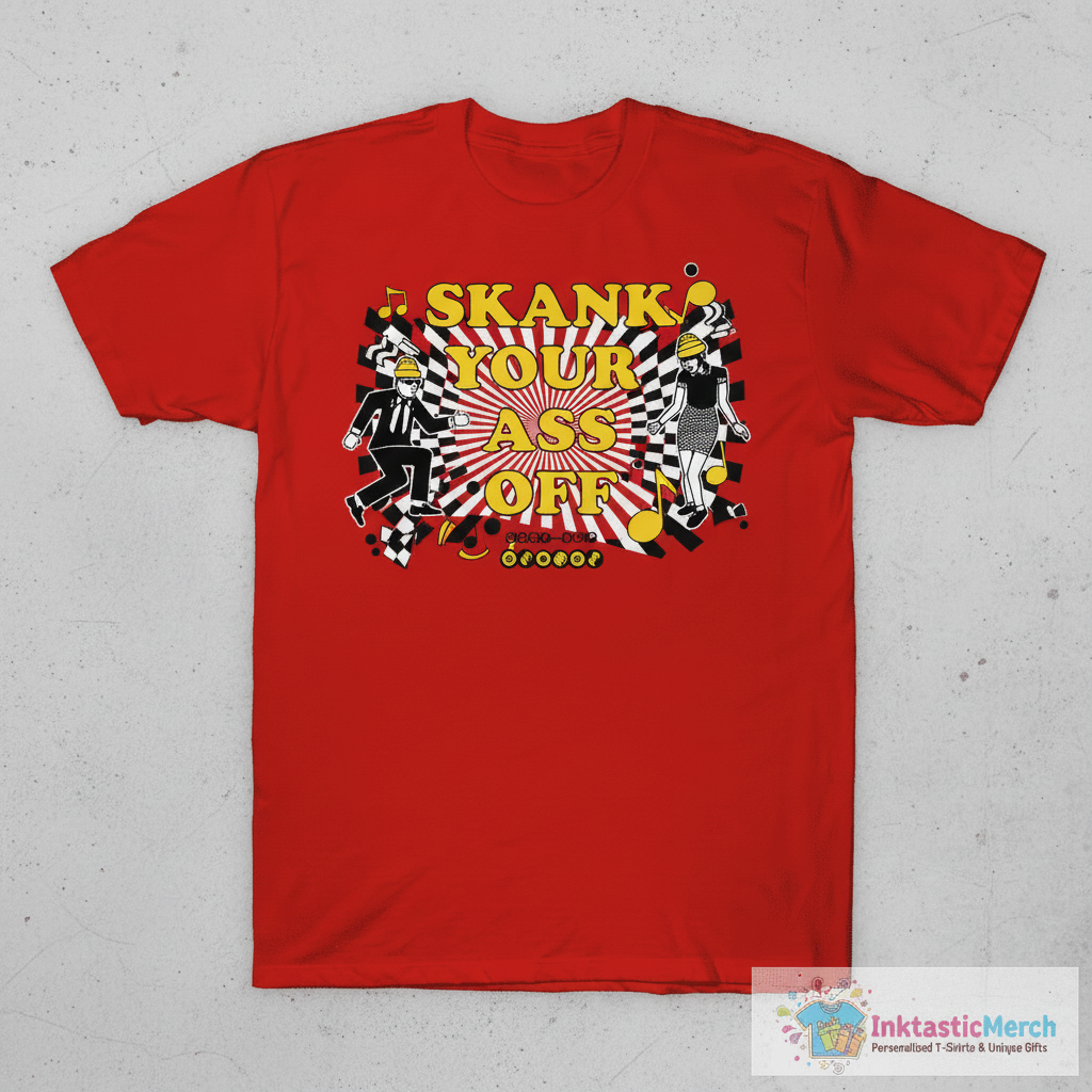 Rude Boy George - Skank Your Ass Off T-Shirt 1 Rude Boy George - Skank Your Ass Off T-Shirt