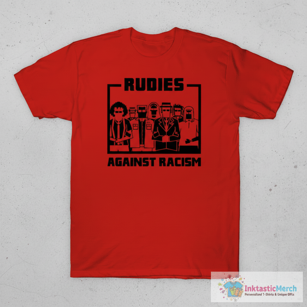 Rudies Against Racism (version 2) T-Shirt 1 Rudies Against Racism (version 2) T-Shirt