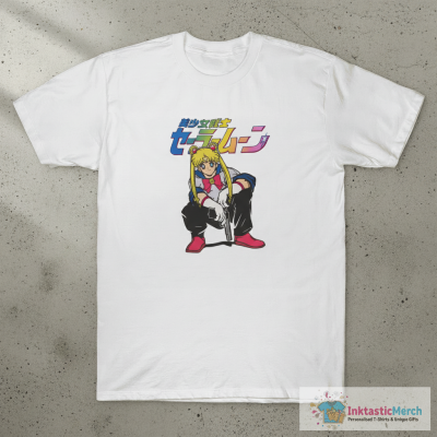 Sailor Moon Gangster Moon Gun Shirt