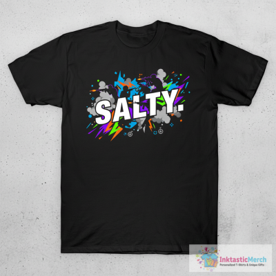 Salty Funny Gaming Meme T-Shirt