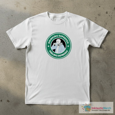 Sans Undertale - Drinking Espresso, Feeling Depresso T-Shirt