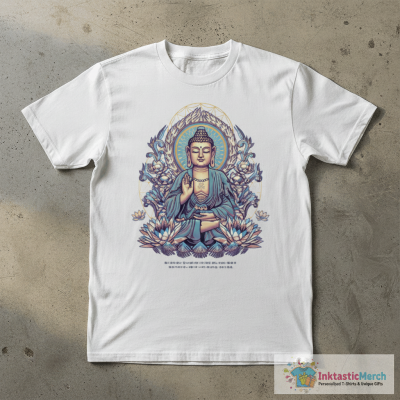 Siddhartha Gautama Buddha Glitch T-Shirt