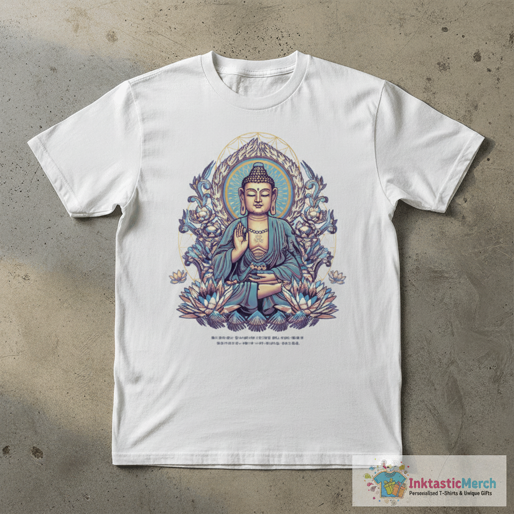 Siddhartha Gautama Buddha Glitch T-Shirt 1 Siddhartha Gautama Buddha Glitch T-Shirt