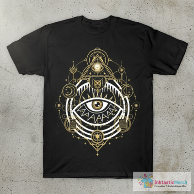 Sun Moon Eye White T-Shirt
