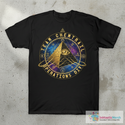 Team Chemtrail Operations Div. Funny Aviation Pilot Design T-Shirt