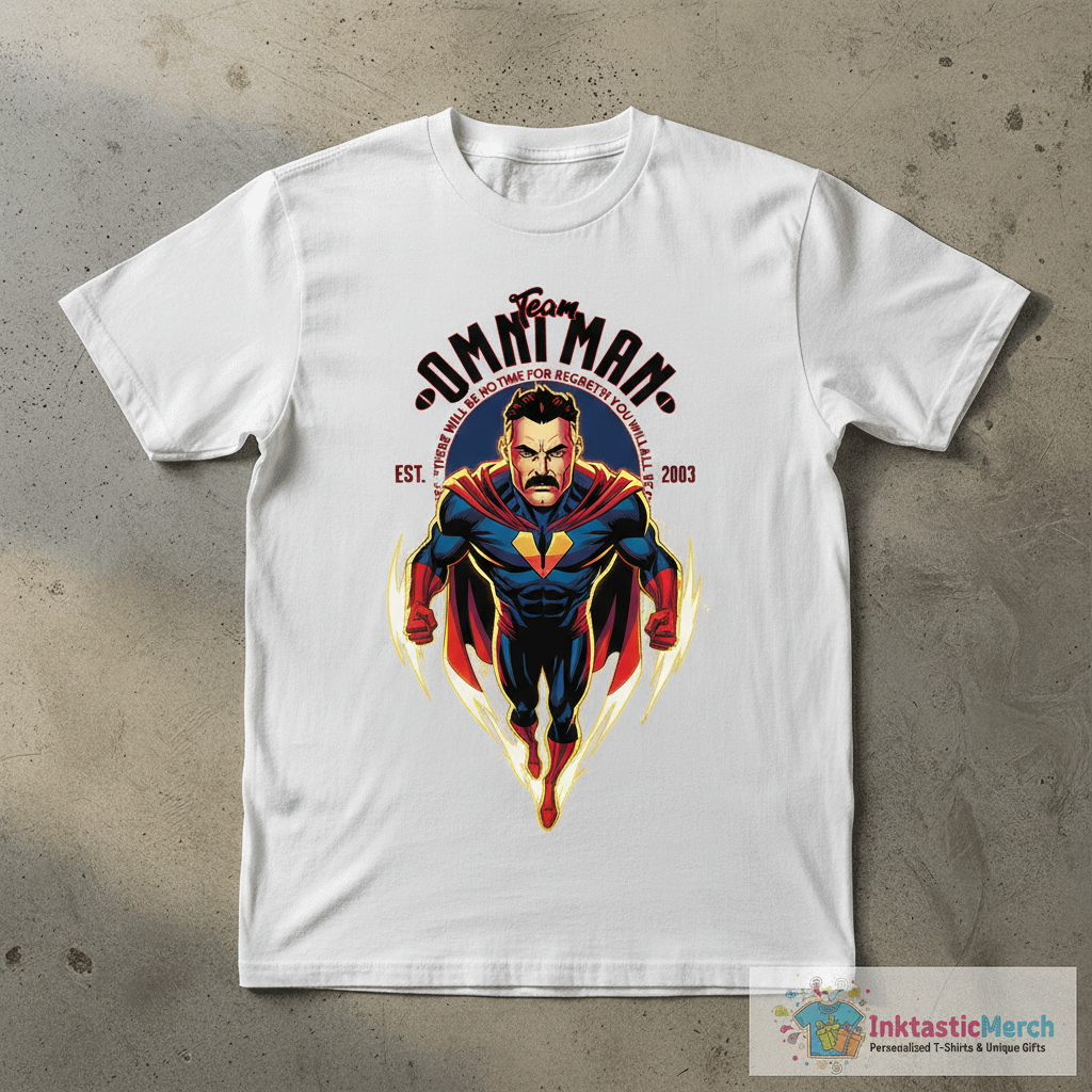 Team Omni-Man T-Shirt 1 Team Omni-Man T-Shirt