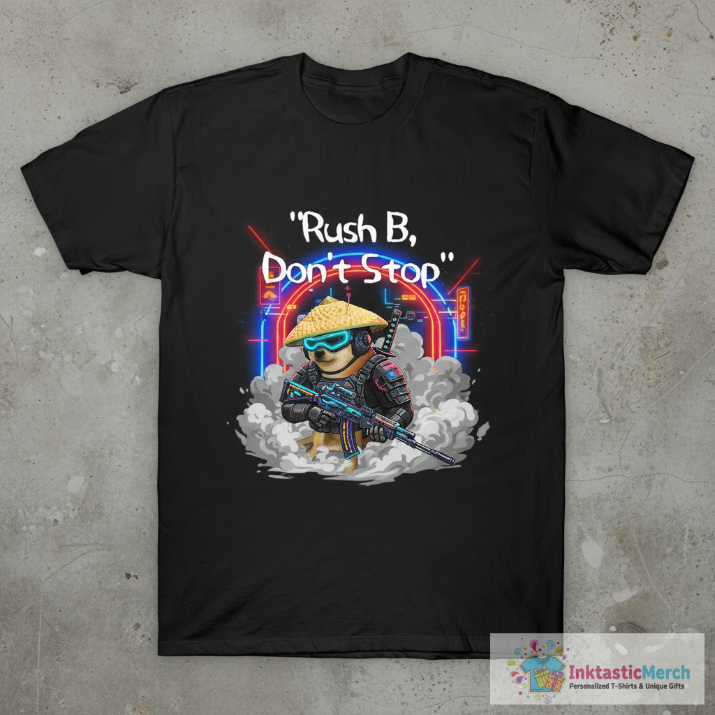 The Art Of War Meme Rush B CSGO Samurai Doge T-Shirt 1 The Art Of War Meme Rush B CSGO Samurai Doge T-Shirt