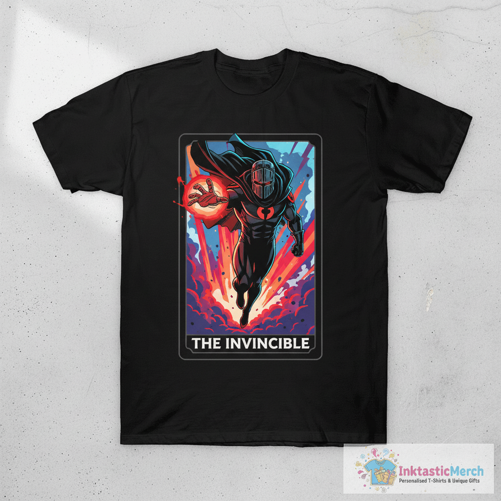 The Invincible Tarot Card T-Shirt 1 The Invincible Tarot Card T-Shirt
