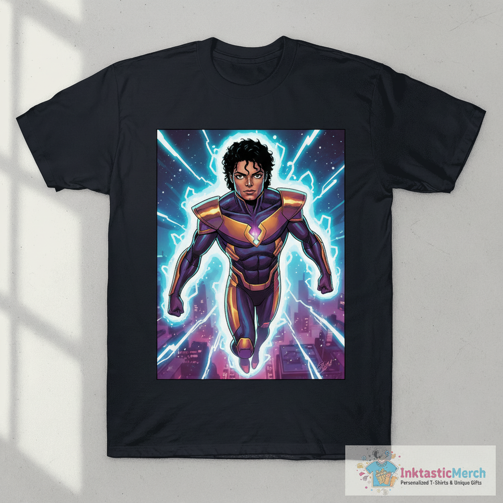 The King of Pop(Aura/Glow) T-Shirt 1 The King of Pop(Aura/Glow) T-Shirt