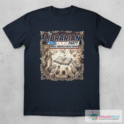 The Librarian Party: Make America Read Again T-Shirt