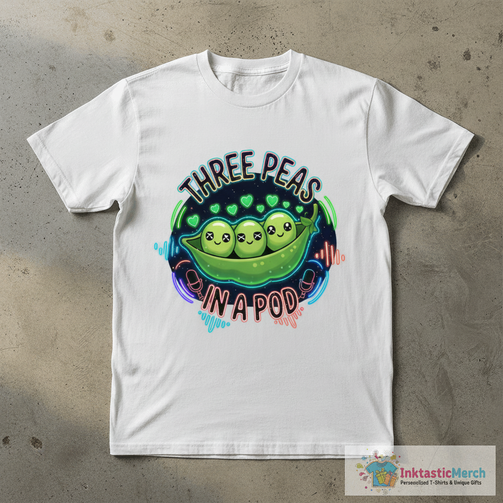 Three Peas In A Pod T-Shirt 1 Three Peas In A Pod T-Shirt