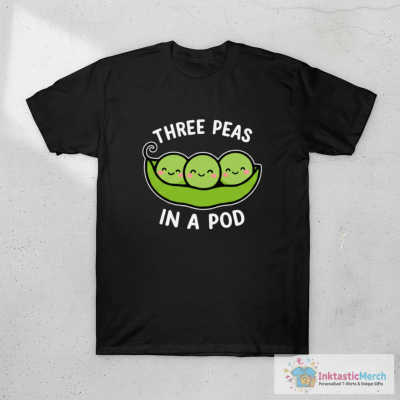 Three Peas in a Pod Kawaii T-Shirt