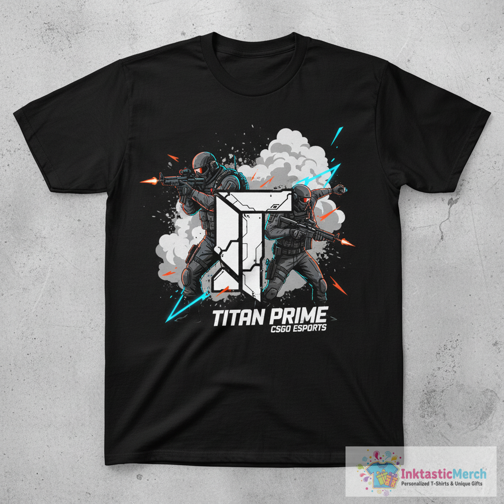 Titan Splat - Black T-Shirt 1 Titan Splat - Black T-Shirt