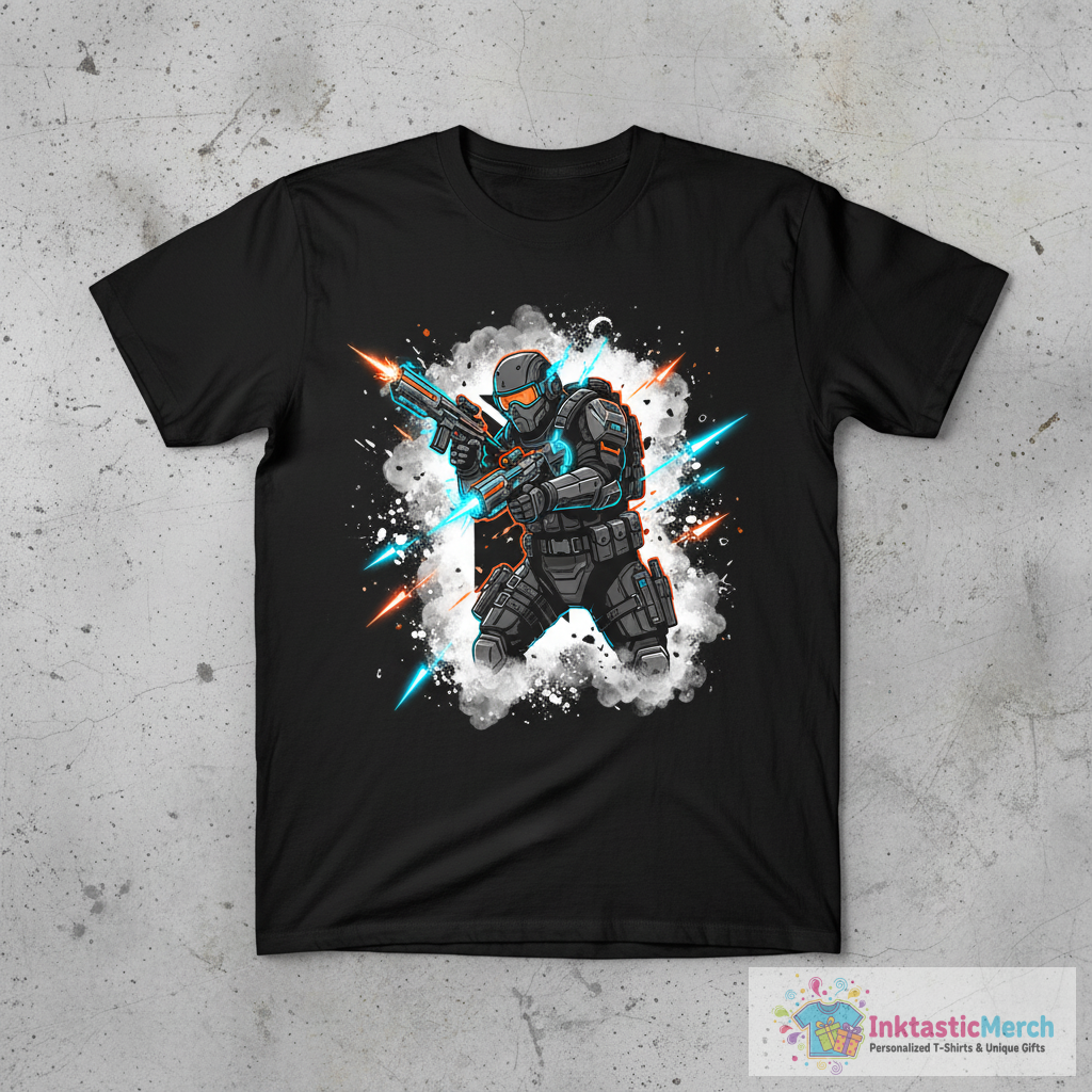 Titan Splat - White T-Shirt 1 Titan Splat - White T-Shirt