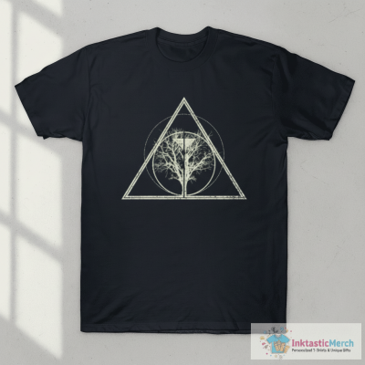 Tree of life / knowledge | Bodhi tree | Geometric design T-Shirt